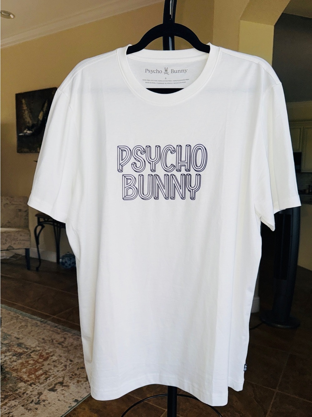 Psycho Bunny 100% Cotton Tee - Size Large - NWOT